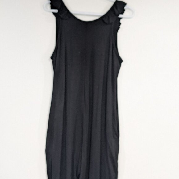 Smash + Tess Ruffle Sleeveless Romper Black Size XS - Picture 2 of 3